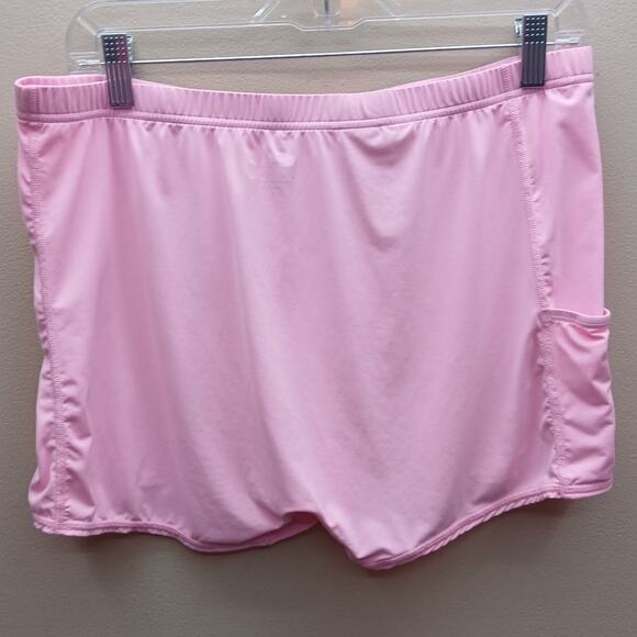 Lilly Pulitzer Womens Activewear Luxletic Tennis/Golf Athletic Shorts Pink SZ XL - Picture 2 of 6
